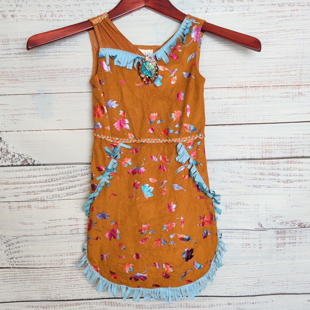 DISNEY STORE POCAHONTAS COSTUME FOR GIRLS SIZE 3 Dress-Up Cute